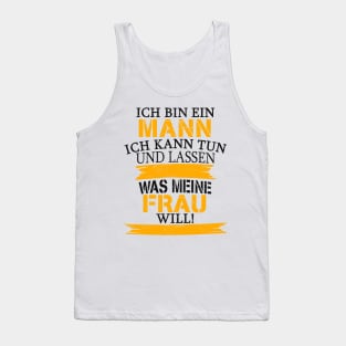 Mann lustige Sprüche Ehemann Männer Geschenke Tank Top